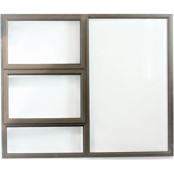 Window Frame Aluminium Ptt1515 Bronze Clear Left Hand