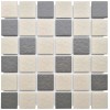 Mosiac Tile Porcelain Grey Mix 45x45mm - 3 sheets per pack,  - Cashbuild