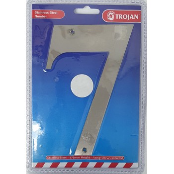 175mm Stainless Steel Numbers 7, TROJAN - Cashbuild