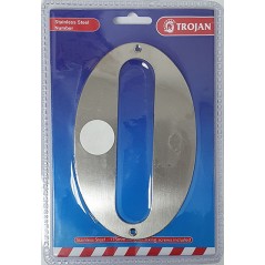 175mm Stainless Steel Numbers 0, TROJAN - Cashbuild
