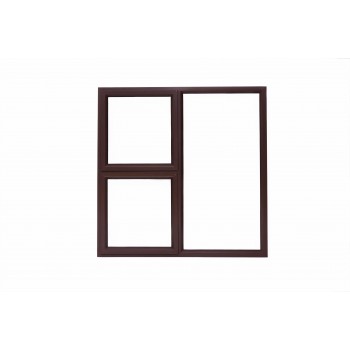 Window Frame Aluminium 28-ptt1212 Bronze Clear Left Hand, MISTER WINDOWS - Cashbuild