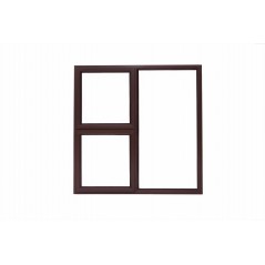 Window Frame Aluminium 28-ptt1212 Bronze Clear Left Hand, MISTER WINDOWS - Cashbuild