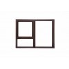 Window Frame Aluminium 28-pt129 Bronze Clear Left Hand, MISTER WINDOWS - Cashbuild