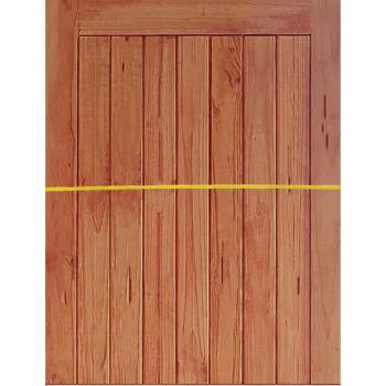 Door Pine Open Back Frame & Ledge Stable Stain & Brace,  - Cashbuild