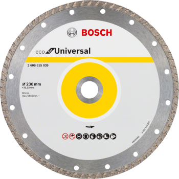 Bosch Eco Diamond Disc 230mm Continuous, BOSCH - Cashbuild