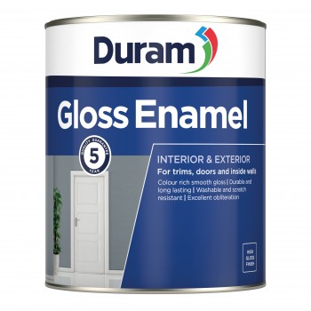 Duram Gloss Enamel Dark Brown 1l