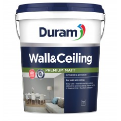 Duram Wall & Ceiling White 20l