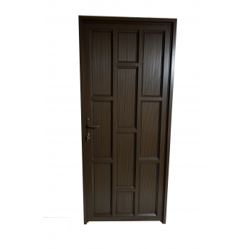 Door Aluminium Hinge 890x2090 10 Panel Stagg Bronze, KHANYA - Cashbuild