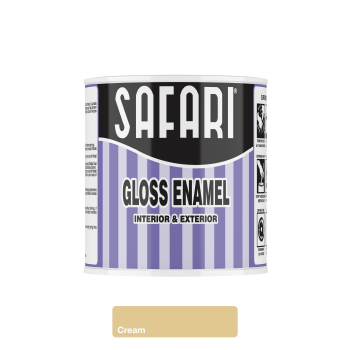 Safari gloss Enamel 500ml Cream, SAFARI - Cashbuild