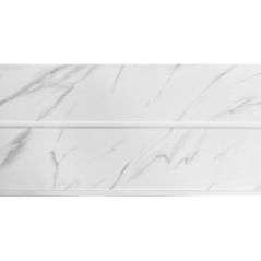 Pvc Ceiling White Marble Groove