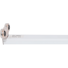 Led Double 1.5m T8 Open Channel Fitting Flash