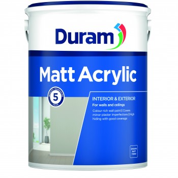 Duram Matt Acrylic 5L Cloud Cover, DURAM - Cashbuild
