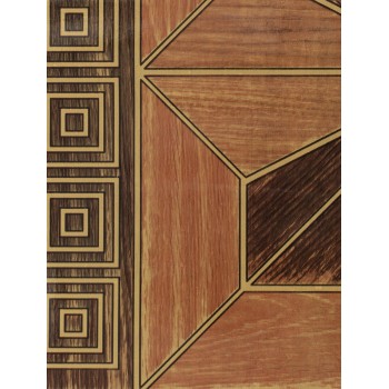Vinyl Roll Brown Squares,  - Cashbuild