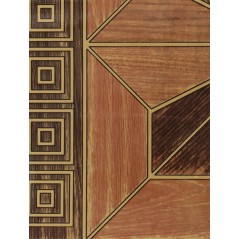 Vinyl Roll Brown Squares,  - Cashbuild