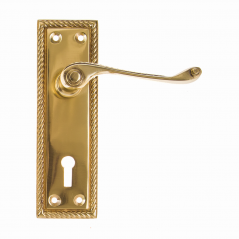 Brass 6 Gerogian Scroll Plated Handle,  - Cashbuild