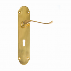 Brass 8 Victoria Scroll Plated Handle,  - Cashbuild