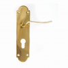 Brass 8 Victorian Plated Cylinder Handle,  - Cashbuild