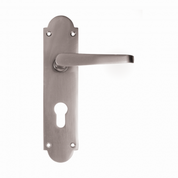 Nickle 8 Vict Plain Plated Cylinder Handle,  - Cashbuild