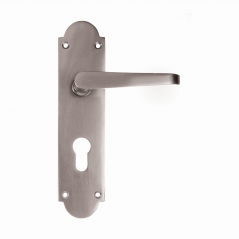 Nickle 8 Vict Plain Plated Cylinder Handle,  - Cashbuild