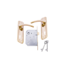 Orion Diamond Brass with SABS 3 Lever Lockset,  - Cashbuild