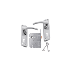 Orion Diamond Chrome with SABS 3 Lever Lockset,  - Cashbuild