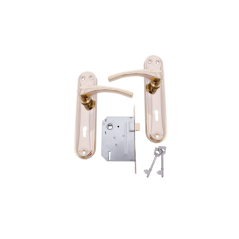Orion Gable Brass with SABS 3 Lever Lockset,  - Cashbuild