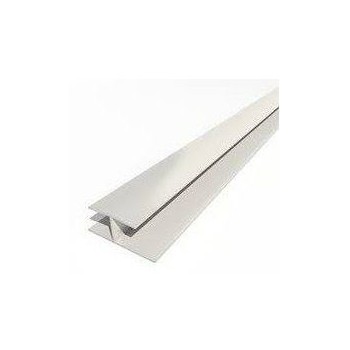 White-Plastic, Ceiling Board Bischoff Jointing Strip 6.4mmX3.6m
