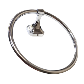 Kirk Coral Zinc Towel Ring, CORAL - Cashbuild