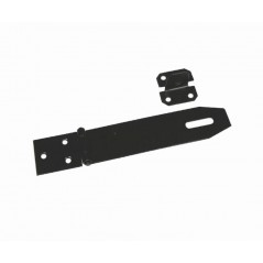 150mm Hasp & Staple Black Japan Plated, TROJAN - Cashbuild