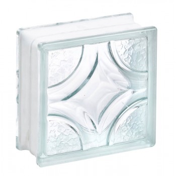 Glass Bricks - Sea Wave - 190x190x80mm