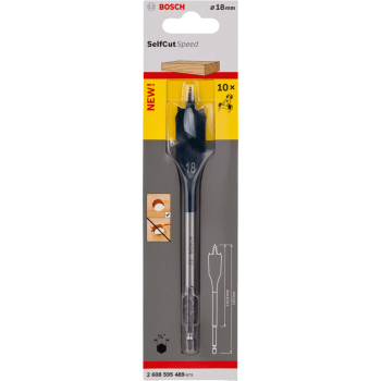 Bosch Self-cut Hex Speed Spade Bit 18x15