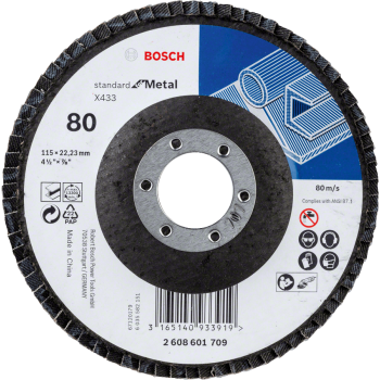 Bosch Flap Disc Metal 115x22.23x60