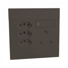Electrical Plug Socket Single 16a 3 X V-slim Ch Veti