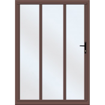 Door Aluminium Stack Folding 1.8m Bronze Right Hand Open out, IBUILT - Cashbuild