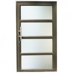 Door Aluminium Pivot 1200 X 2090 Horizontal Br