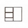 Window Frame Aluminium 28-ptt1815 Bronze Left Hand