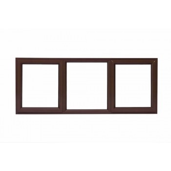 Window Frame Aluminium 28-PTT156 Bronze 28mmx1.5mx590mm