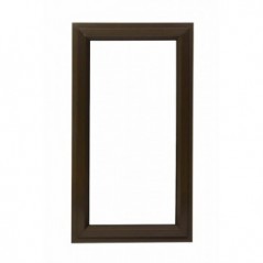 Window Frame Aluminium 28-ps59 Bronze Clear Left Hand