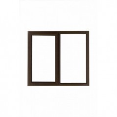 Window Frame Aluminium 28-ps109 Bronze Clear Left Hand