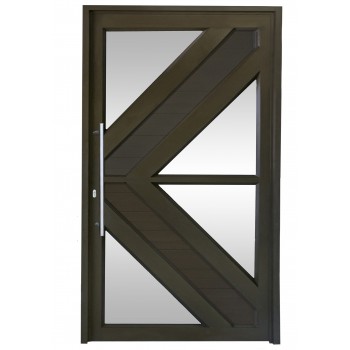 Pivot Door, Valencia, Bronze, Open In, Right Hand,  - Cashbuild