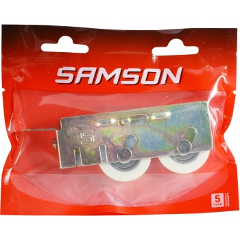 Samson Double Door Roller 15mm Yellow Zinc, SAMSON - Cashbuild