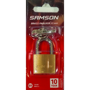 Samson Padlock Brass 32mm Ka Duo, SAMSON - Cashbuild
