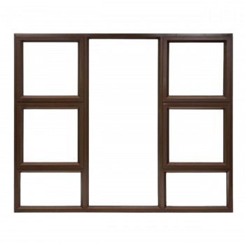 Window Frame Aluminium 28-p4tt1815 Bronze, KHANYA - Cashbuild