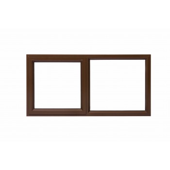 Window Frame Aluminium 28-pt126 Bronze Left Hand, MISTER WINDOWS - Cashbuild