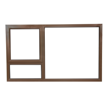 Window Frame Aluminium 28-pt159 Bronze Left Hand,  - Cashbuild