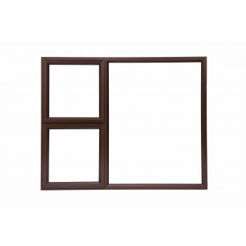 Window Frame Aluminium 28-ptt1512 Bronze Left Hand, MISTER WINDOWS - Cashbuild