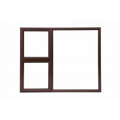 Window Frame Aluminium 28-ptt1512 Bronze Left Hand, MISTER WINDOWS - Cashbuild