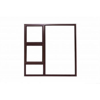 Window Frame Aluminium 28-ptt1515 Bronze Left Hand, KHANYA - Cashbuild