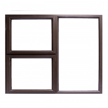 Window Frame Aluminium 28-ptt1812 Bronze Clear, ROBMEG ALUMINIUM - Cashbuild