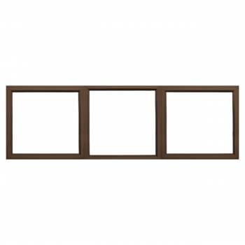 Window Frame Aluminium 28-ptt186 Bronze Left Hand, ROBMEG ALUMINIUM - Cashbuild